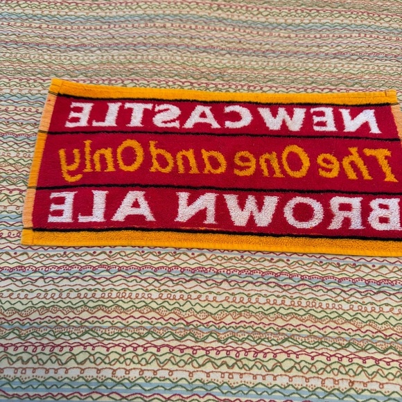 Newcastle Brown Ale Bar Towel 15.5" x 7.5" - Picture 2 of 2